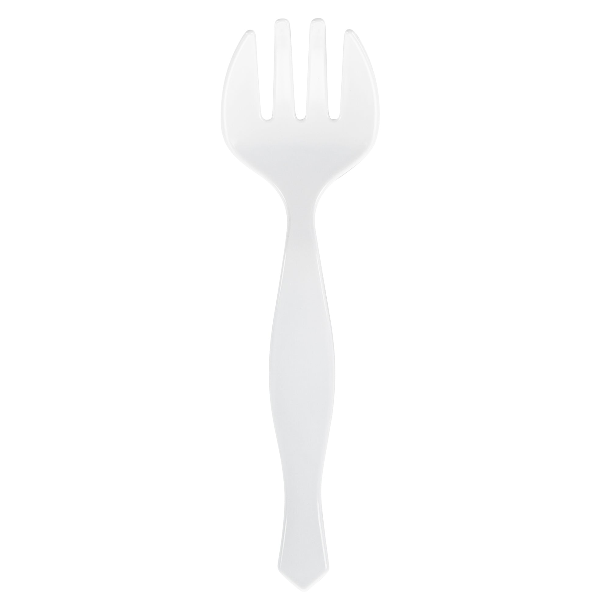 Cater Tek White Plastic Serving Fork - 8 1/2" - 100 count box