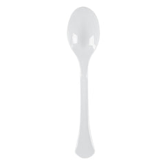 Cater Tek White Plastic Serving Spoon - 9 3/4