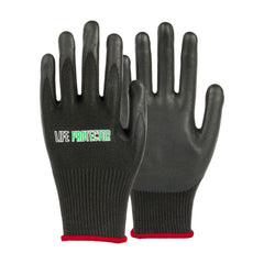 Life Protector Black HPPE Nylon / Spandex Small Work Glove - with Ultra-Thin Foam Nitrile Palm Coating, Cut-Resistant - 10 count box