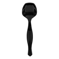 Cater Tek Black Plastic Serving Spoon - 8 1/2