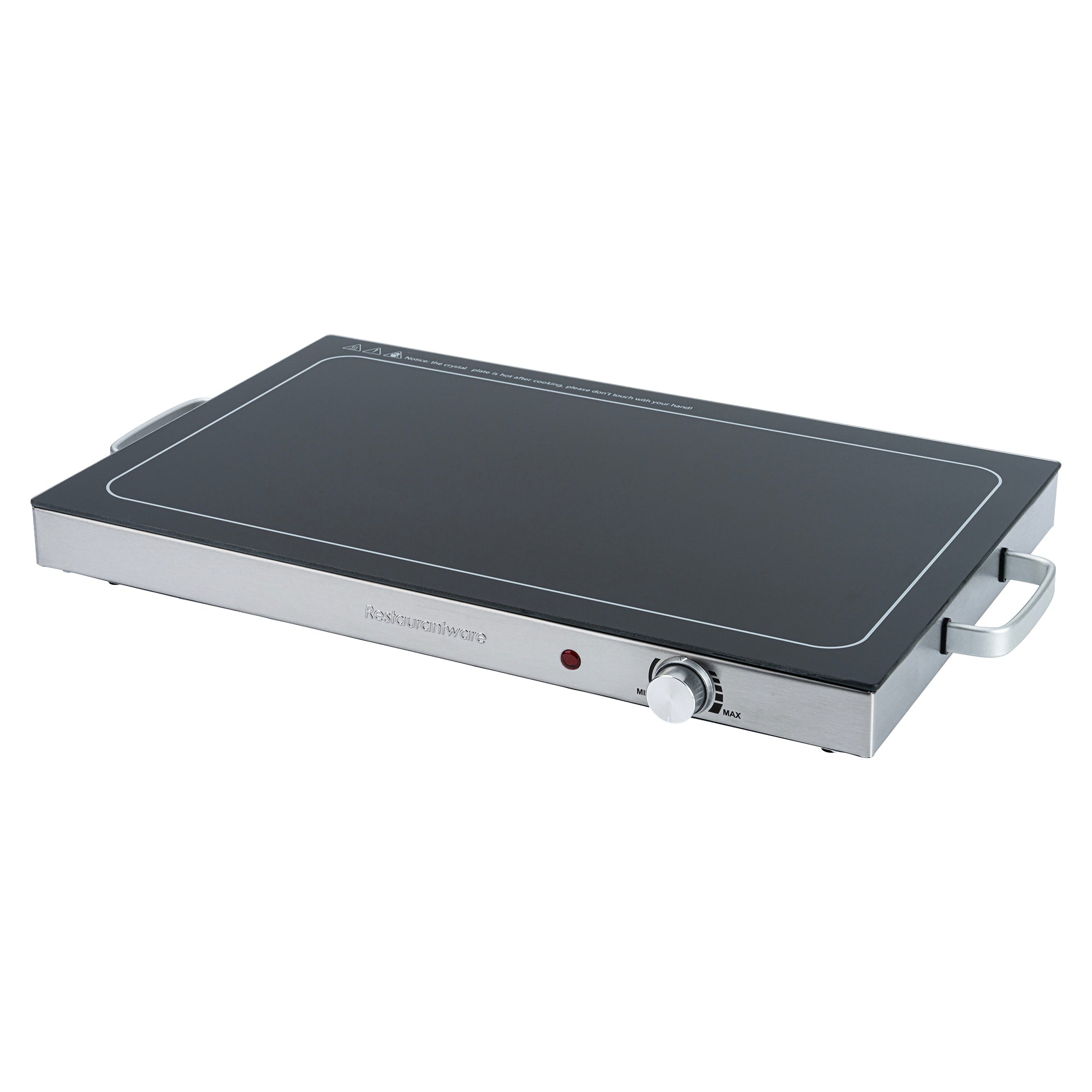 Kitchen Tek Stainless Steel Warming Tray - 120V, with Adjustable Temperature Control - 24 3/4" x 15" - 1 count box