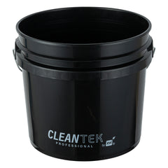 Clean Tek Professional 3.5 gal Round Black Plastic Pail - 12 1/4