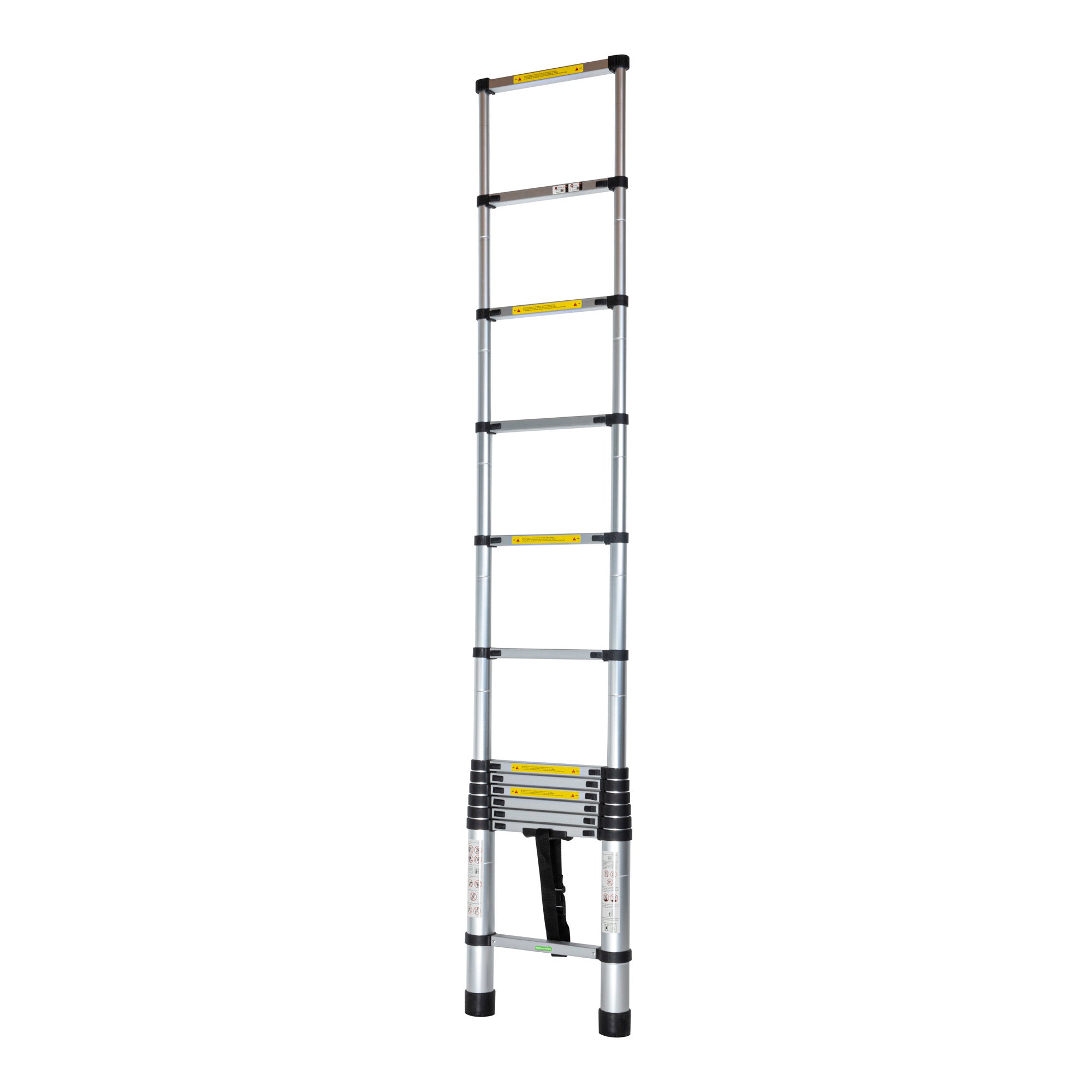 Handy Tek Aluminum Telescoping Extension Ladder - 330 lb Load Capacity - 12 1/2' - 1 count box