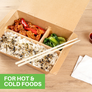 FOR HOT AND COLD FOODS